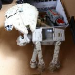 KENNER PRODUCTS - a collection of Star Wars toys, including Millennium Falcon, At-At figures etc