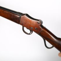 W W GREENER - a GP gun Martini underlever action 12 bore single-barrelled shotgun, serial no. 11433,