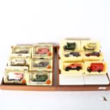 A collection of Lledo promotional model diecast vehicles, all vehicles are boxed and have