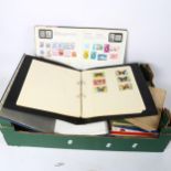 A group of Vintage postage stamp albums and booklets