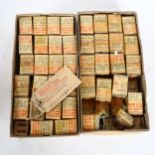 Circa 1955, 85 miniature boxes of 10 wood screws, by Short Brothers & Harland Ltd, 1 opened, the