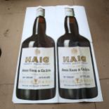 A group of large scale Haig Whisky advertising posters