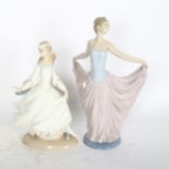 LLADRO - 2 figurines, to include Ballet Lady and Cinderella