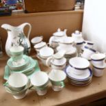 A Royal Doulton Orchard Hill tea set for 6 people, and a Royal Doulton Regalia tea set for 6