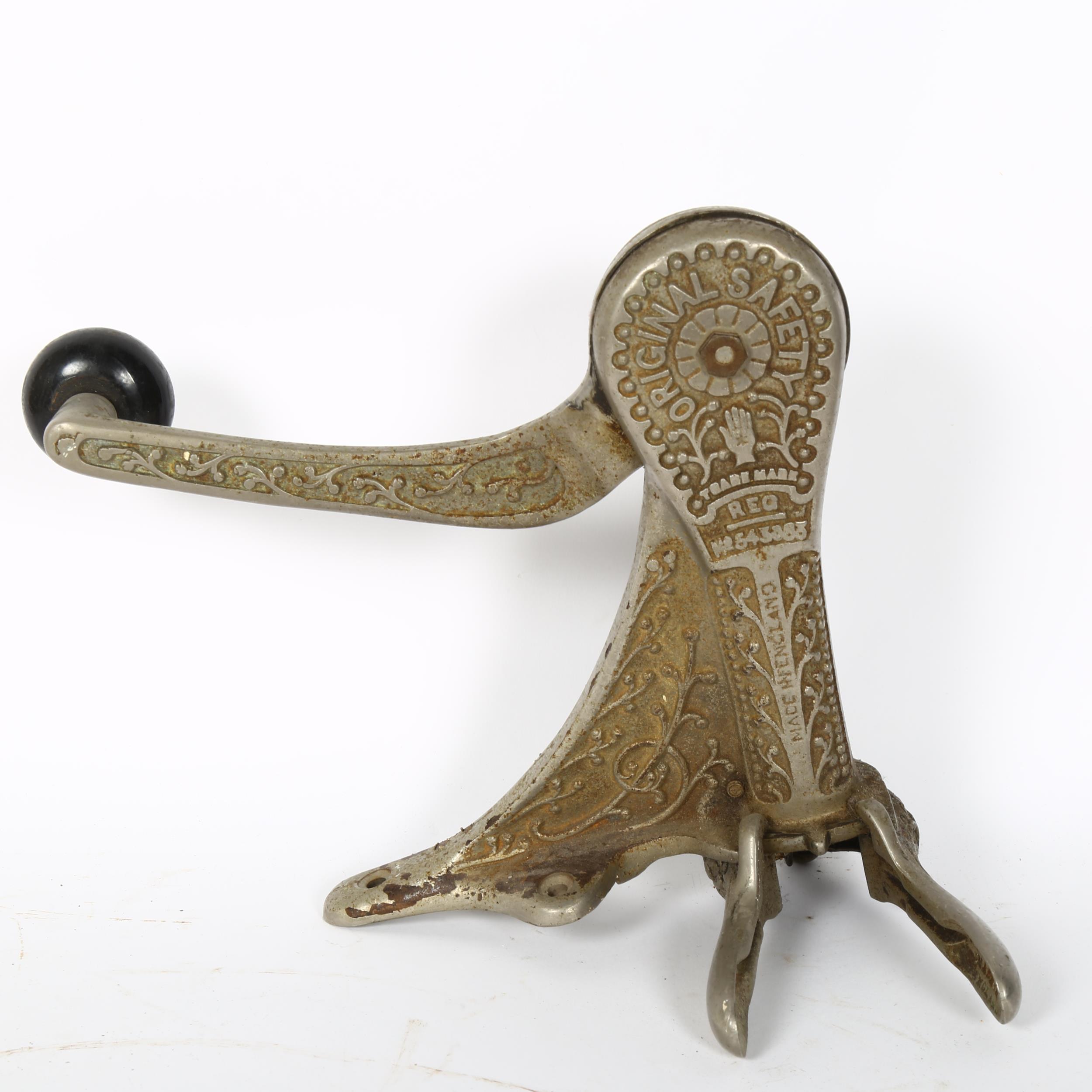 An original safety bar-top corkscrew bottle opener, by Gaskell, registration no. 543083, height 25cm - Bild 2 aus 2