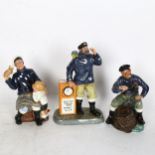 ROYAL DOULTON - 3 figures, including The Lobsterman HN2317, Song Of The Sea HN2729, and All Aboard