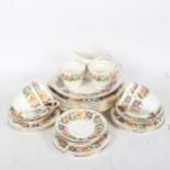 A Paragon Country Lane part-service, comprising of 6 dinner plates, a cake plate, 6 cups saucers and
