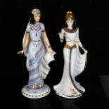 2 Coalport limited edition Egyptian figures, comprising Queen of Sheba, and Cleopatra, sculpted by