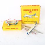 2 boxed Dinky aeroplanes, including Vickers Viscount airliner