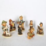 7 various Goebels Hummel figures, tallest 15cm