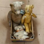 3 Vintage teddy bears