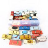 A boxful of Corgi Matchbox Tri-ang and Spot On diecast vehicles