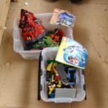 1 box of Mighty Max Vintage toys, made by Bluebird Toys in the 1990s, to include Skull Island