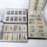 3 cigarette card albums, all filled with various sets