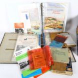 A large collection of Hastings St Leonards and Rye ephemera, to include pamphlets, brochures, bus