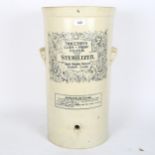Doulton's stoneware germ-proof 'The Steriliser' filter, by Royal Doulton Potteries Lambeth, height