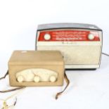 2 Vintage radios, comprising Bush VHF 80C, and Roberts (2)