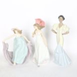 LLADRO - 3 figurines, to include May Dance, Velisa, and Afternoon Promenade