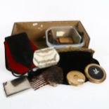 Vintage handbags, compacts etc