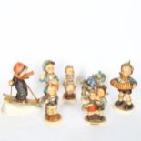 7 various Goebel Hummel figures, tallest 14cm