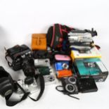 Various cameras, including Samsung, Olympus, Kodak etc