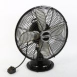 A Vintage Taifun desk fan, diameter 34cm