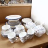 A Wedgwood Rosedale tea set, including teapot, hot water jug, 6 cups and saucers, side plates,