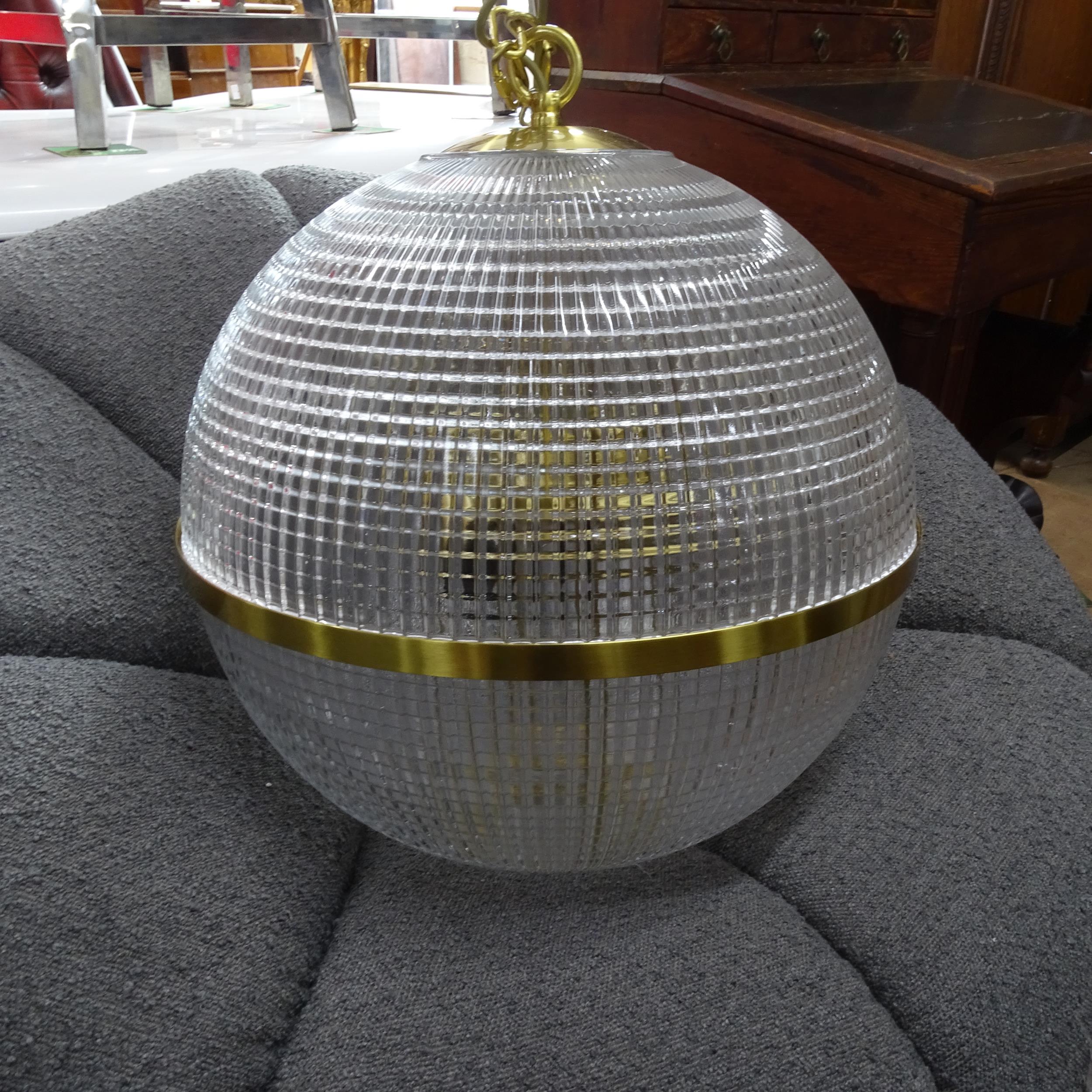 A Parisian globe ceiling light, by Pure White Lines, D50cm