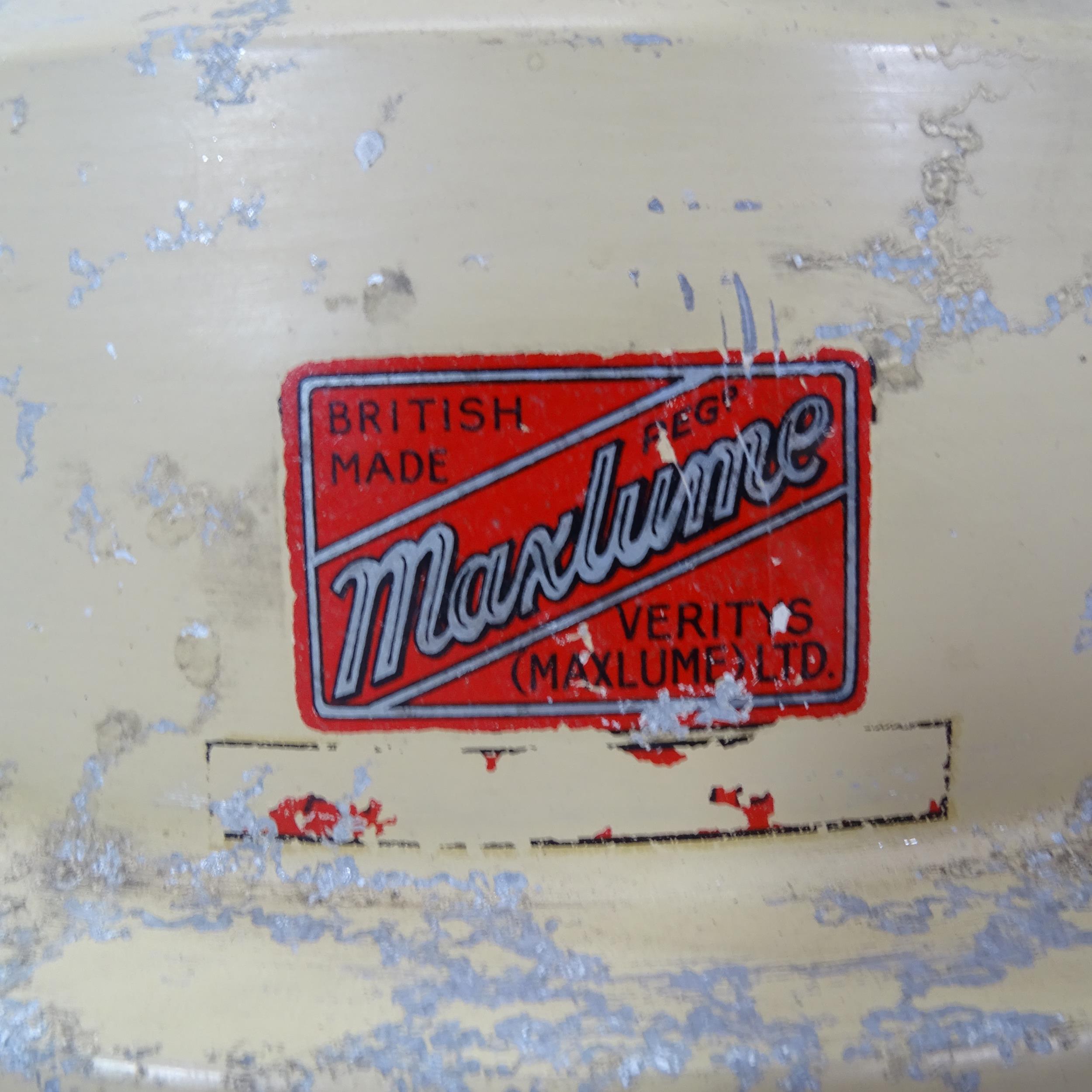 A Vintage industrial style ceiling light, with label for Veritys (Maxlume) Ltd, 44cm - Image 2 of 2