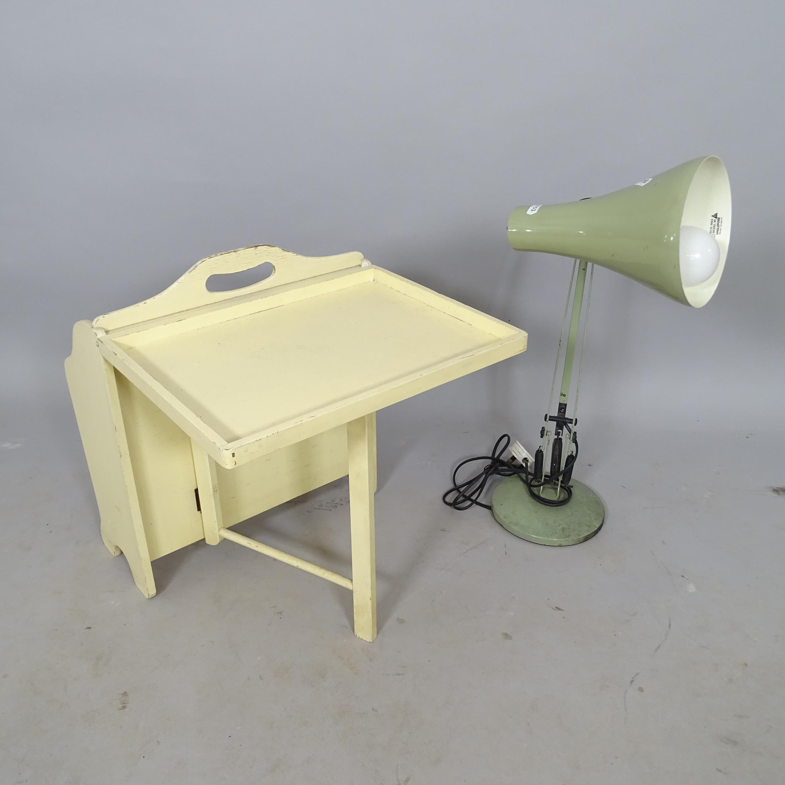 A mid-century anglepoise lamp, and magazine rack (2) - Image 2 of 2