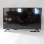 A 40" Hisense smart TV