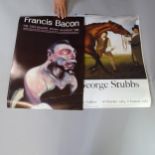 2 Peter Blake and Francis Bacon Exhibition advertising poster prints, and 5 others by different