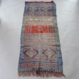 A Berber Kilim runner, 200cm x 88cm