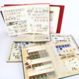 A large quantity of mixed stamp albums, including American, commemorative collectors stamps