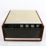 Dansette Prince record player, with Garrard auto-change record deck
