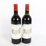 2 bottles of 1978 Chateau Carbonnieux, Grand Cru Classe de Graves Both levels low neck, both have