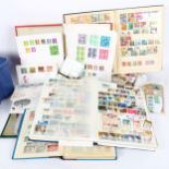 5 albums of British and Commonwealth stamps, stock sheets etc