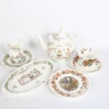 Royal Doulton Brambly Hedge teapot and matching teaware