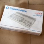 Commodore Amiga Model 500, boxed, keyboard, power pack and instructions