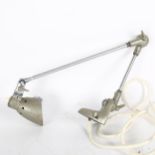 A Vintage ELTE PL800 metal anglepoise type desk lamp