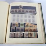 An album of used world stamps, including Mexico, Cuba and Ethiopia