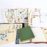 A group of Vintage postage stamp albums and booklets