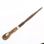 A large Victorian carriage screwdriver, by J Stace, Ore, length 85cm