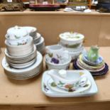 Royal Worcester Evesham dinnerware, decorative plates etc