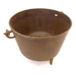 A cast-iron cauldron, D46cm, H40cm