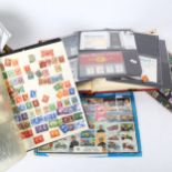 A large quantity of postage stamps and albums, including Victoria Penny Red