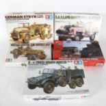 TAMIYA/AIRFIX - a quantity of model kits, unused, including British Special Air Service jeep, and