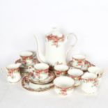 Royal Stafford bone china tea set for 6 people