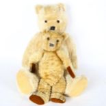 A group of 2 Vintage teddy bears, largest approximately 60cm in length
