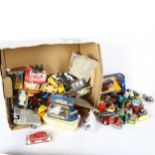 A quantity of Matchbox, Corgi, Hotwheels and loose vehicles